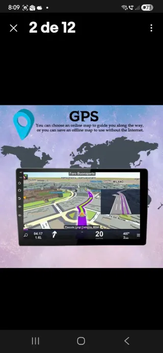 Radio Coche Android 10 WiFi GPS