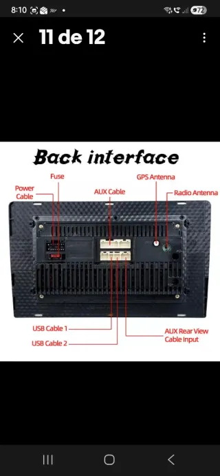 Radio Coche Android 10 WiFi GPS
