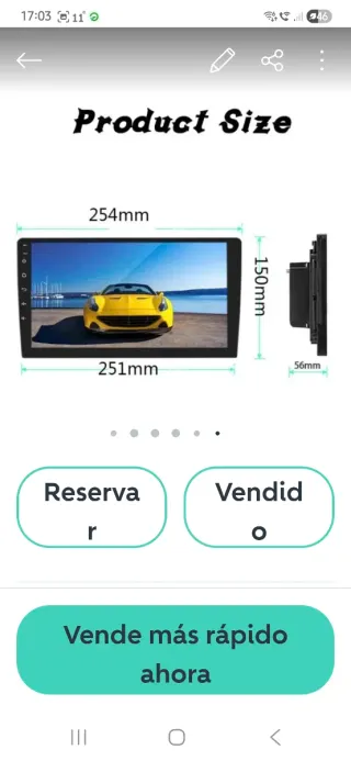 Radio Coche Android 10 WiFi GPS