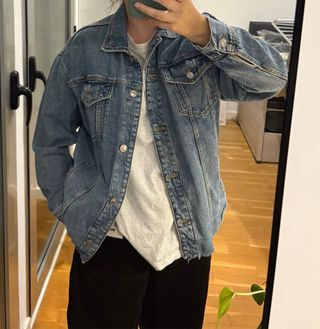 Chaqueta Vaquera Oversize Stradivarius Talla M