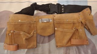 Cinturón Encofrador de Cuero con Soporte