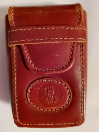 Porta sigarette vintage in pelle