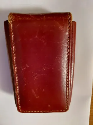 Porta sigarette vintage in pelle