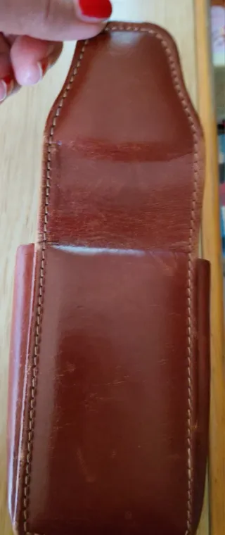 Porta sigarette vintage in pelle