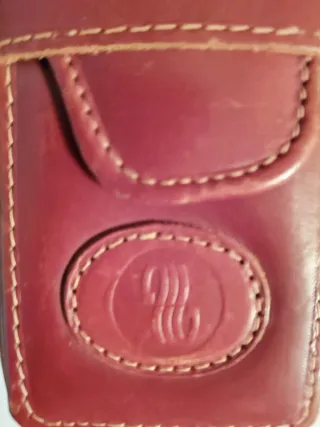 Porta sigarette vintage in pelle