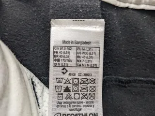 Pantaloncini da sci Quechua neri