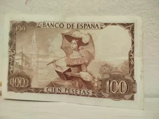 Billete 100 Pesetas España 1965