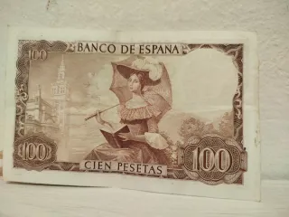 Billete 100 Pesetas España 1965