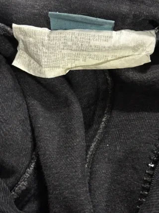 Cappotto Woolrich Denim Pelle Nero Donna