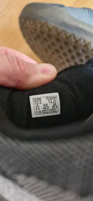 Zapatillas Vans Talla 44 Gris y Negro