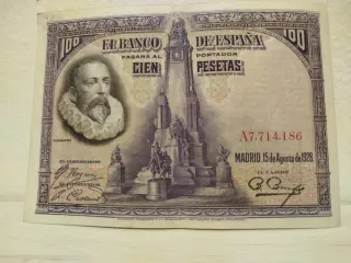 Billete 100 Pesetas Banco de España 1928