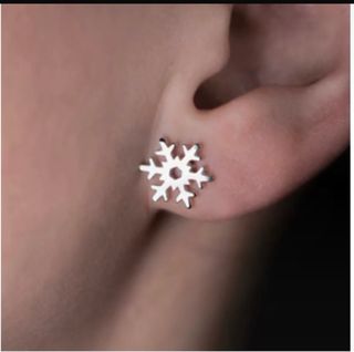 Pendientes Plata Copo Nieve Kamikaze