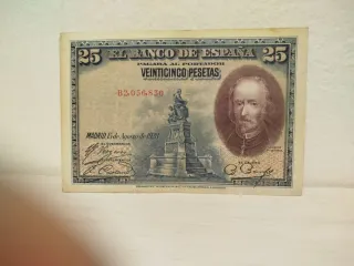 Billete 25 Pesetas Banco de España 1928