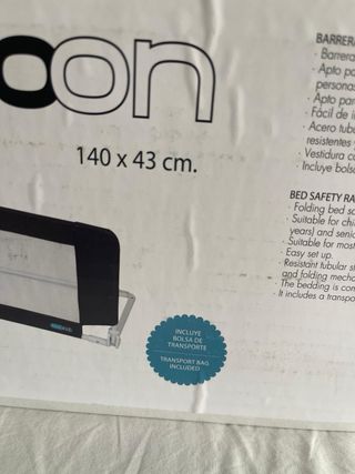 Bebé Due Barrera Cama Moon 140x43cm