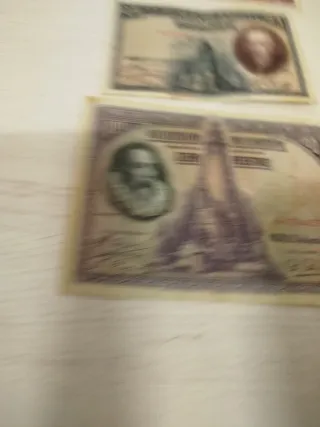 3 Billetes Banco de España Pesetas