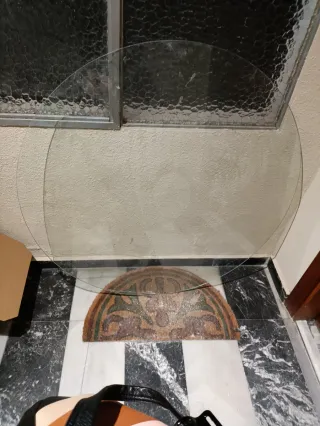 Cristal mesa redonda 110 cm