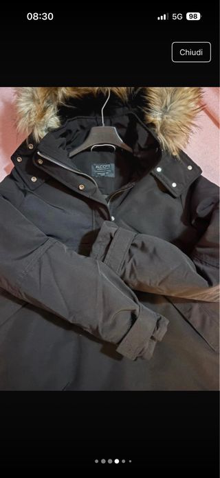 Giubbotto imbottito nero Alcott XS