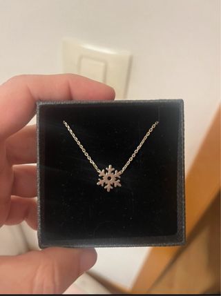 Colgante Plata Copo de Nieve Kamikaze