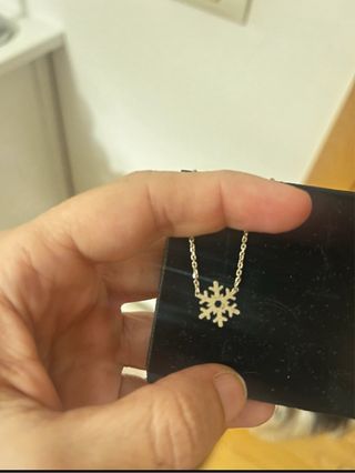 Colgante Plata Copo de Nieve Kamikaze