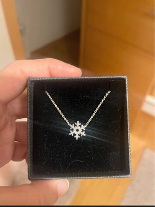 Colgante Plata Copo de Nieve Kamikaze