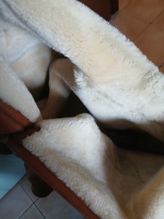 Giubbotto Montone Taglia 48/50 Marrone