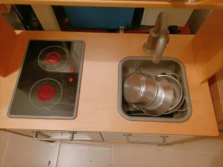 Cocinita de madera IKEA