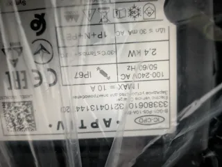 Cavo Ricarica EV Aptiv Tipo 2 Schuko 10A