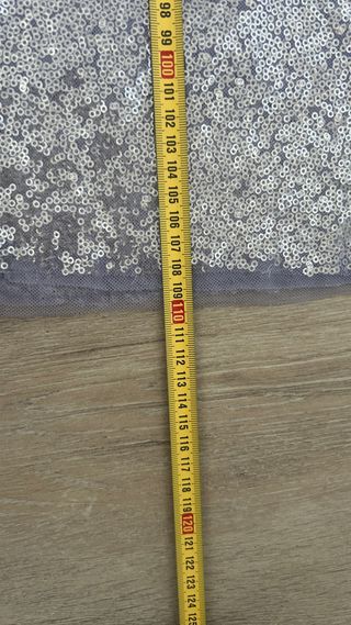 Pantalones lentejuelas Mango plateados nuevos