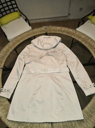 Gabardina Salsa Mujer Rosa Como Nueva