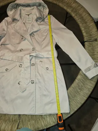 Gabardina Salsa Mujer Rosa Como Nueva