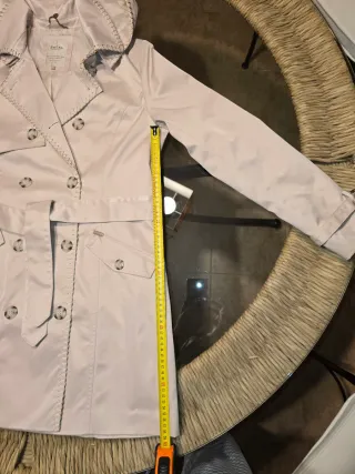 Gabardina Salsa Mujer Rosa Como Nueva