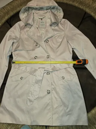 Gabardina Salsa Mujer Rosa Como Nueva