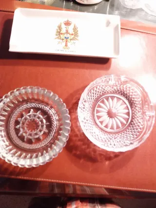 Ceniceros Vintage: Cristal y Porcelana