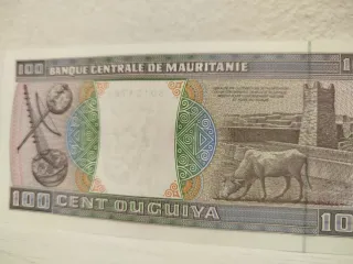 Billete Mauritania 100 Ouguiya 2002 Sin Circular