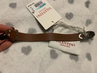 Bracciale Valentino Garavani Pelle Marrone