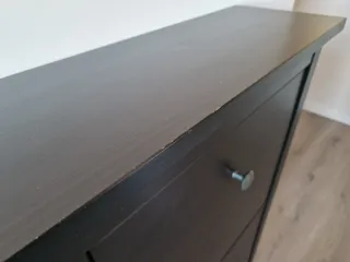 Zapatero IKEA Hemnes Negro-Marrón