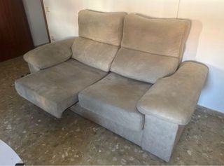 Sofá 3+2 plazas gris claro