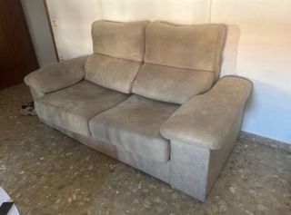 Sofá 3+2 plazas gris claro