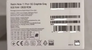 Xiaomi Redmi Note 11 Pro+ 5G Nero