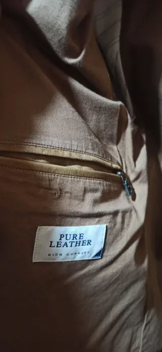 CAZADORA GAS CUERO/PIEL TALLA M