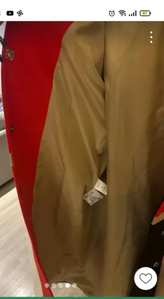 Abrigo elegante Camel talla 44