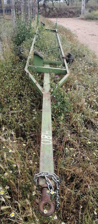 Remolque 4,80 m para cosechadora.