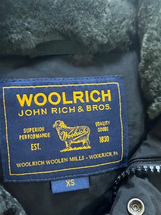 Cappotto Woolrich donna nero taglia XS