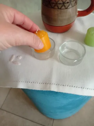 Tisaniera vintage + 2 candele profumate