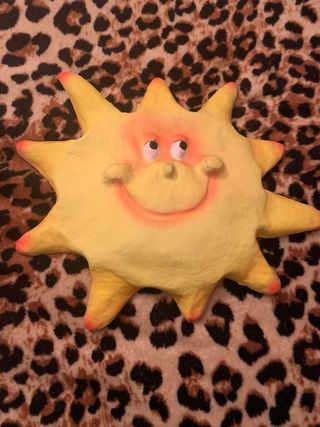 Luz de noche luna sonriente