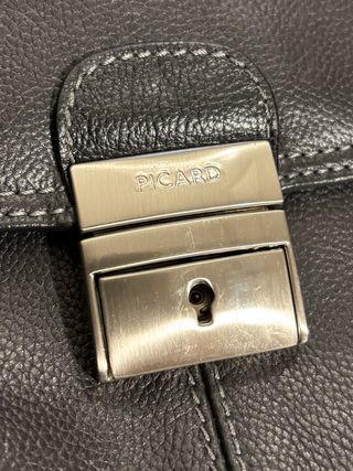 Bolso Picard de piel negro nuevo