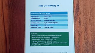 Adaptador USB-C a HDMI Nuevo