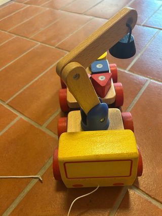 Juguete antiguo de madera