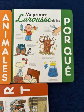 3 libros infantiles colección Larousse