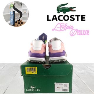 Zapatillas Lacoste L Spin Deluxe Mujer Rosa/Gris